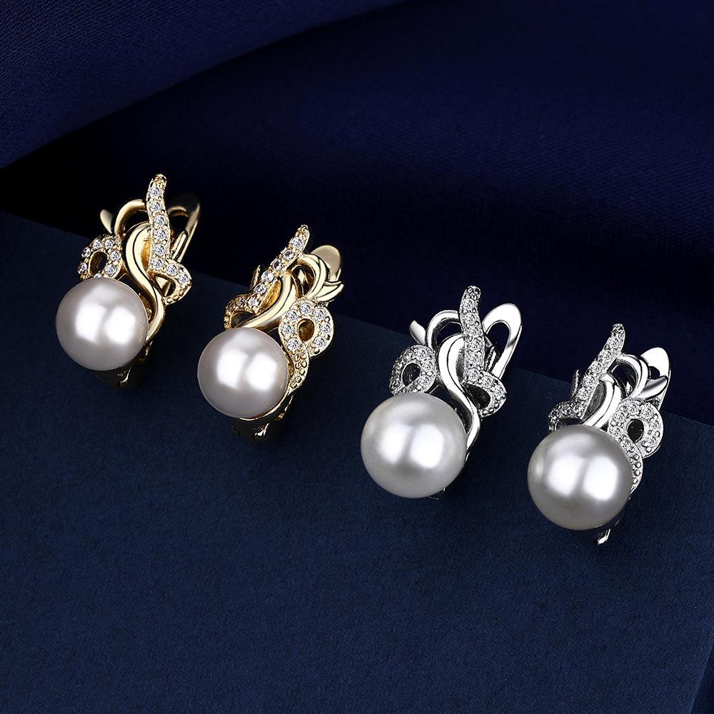 925 Sterling Silver Earrings For Women Round Zircon Earrings Sparkling Party Wedding Jewelry Gift AccessoriesGood product