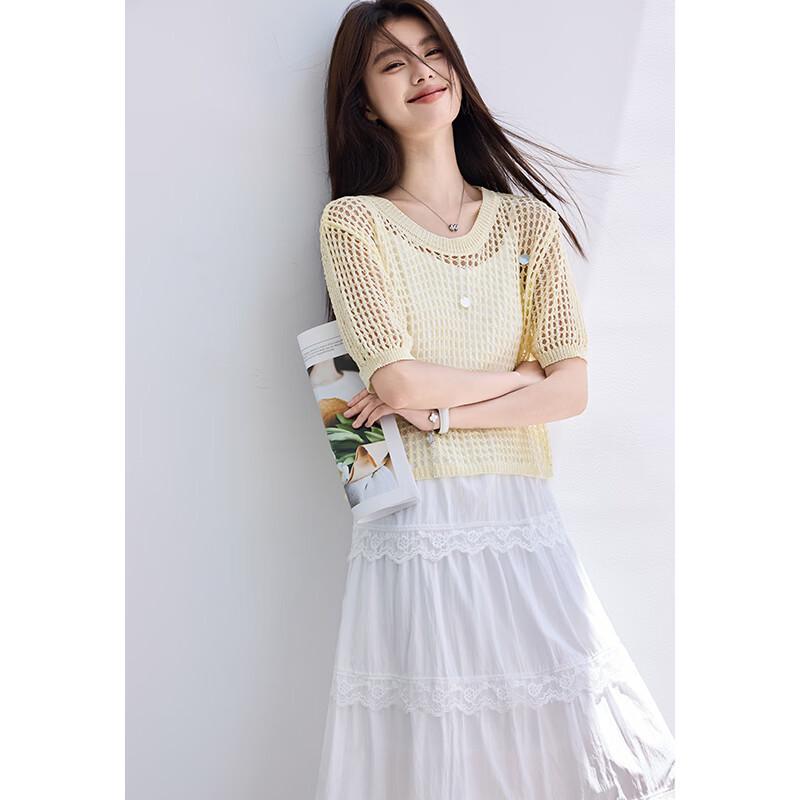 VICTORIA&VERA Women's Sequin Knit Cardigan & Dress Set