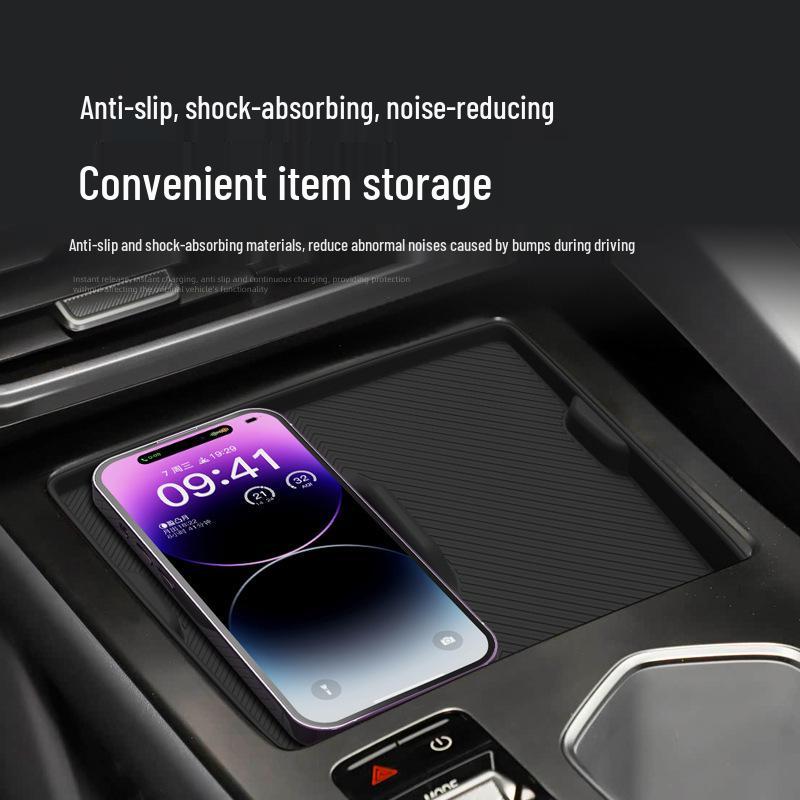 Tiggo 5 Anti-Slip Silicone Console Pad - Fits 26 Chery Models, Protective Car Accessory