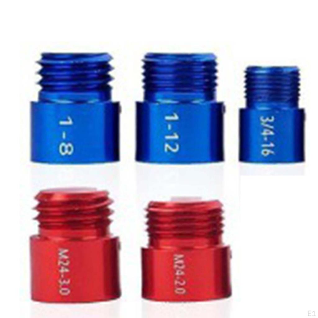 44x Mutter und Schraube Gewindeprüfer Identifikator Messgerät Box Montiert Kompakt