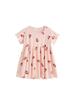 Malwee Girls' Summer Dress: New Round Neck Short Sleeve, Cute European and American Style for Little Girls