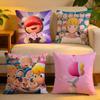 Cushion Cover Linen SkinFriendly Soft Decorative Case For Sofa Home Decor Yumis Cells The Movie Pillow Cover