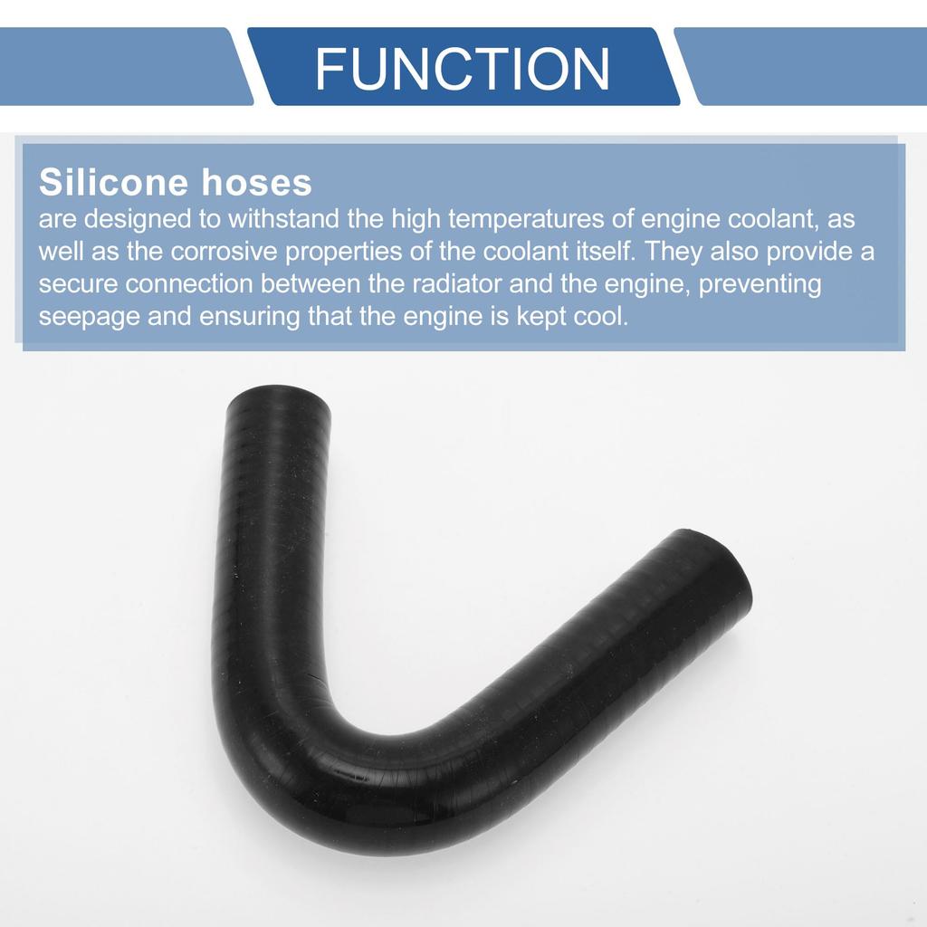 X AUTOHAUX [Inner Diameter 0.7 inch (19 mm) Length 4.0 inch (102 mm)] Silicone