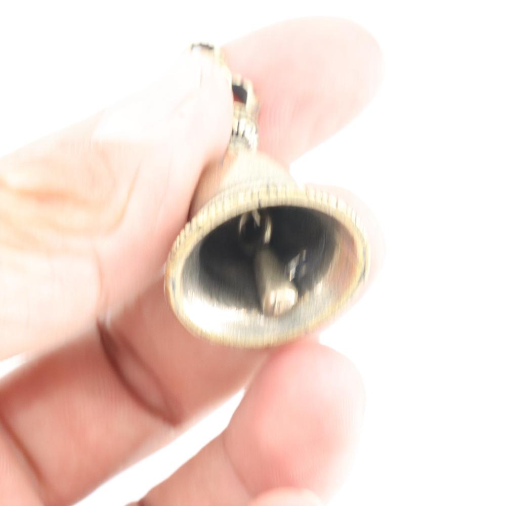 Retro High quality Tibetan Bronze Handicraft For Decoration Die-casting Car Pendant Wind Bell Brass Bell Demon Subduing Bell