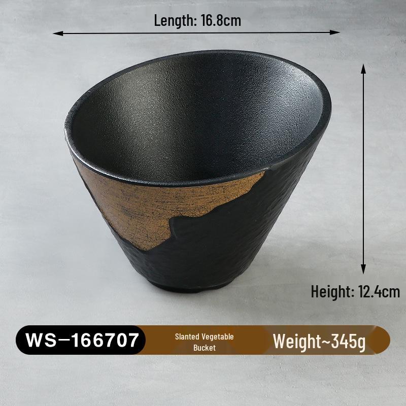 Melamine Imitation Porcelain Hot Pot & BBQ Plate with Handle