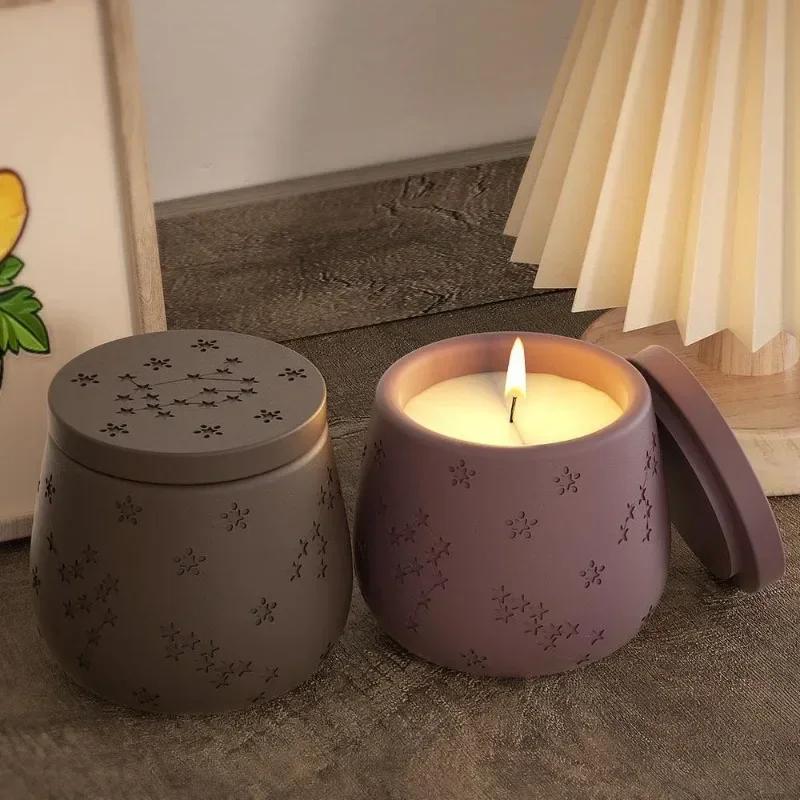 Creative Starry Sky Constellation DIY Candle Cup Mold Home Daily Storage Can Silicone Mold Storage And Storage Can Silicone Mold