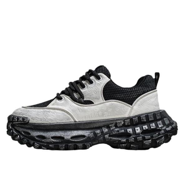 Dad Shoes Men's 2024 New Summer Thick-soled Heightening Live Mesh Shoes Breathable Four-season Old Casual Sports Shoes