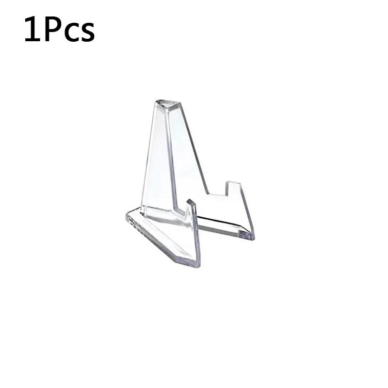 

1-10Pcs Acrylic Display Stand Triangle Commemorative Coin Watch Card Holder Transparent Display Rack for Exhibitions Home Decor