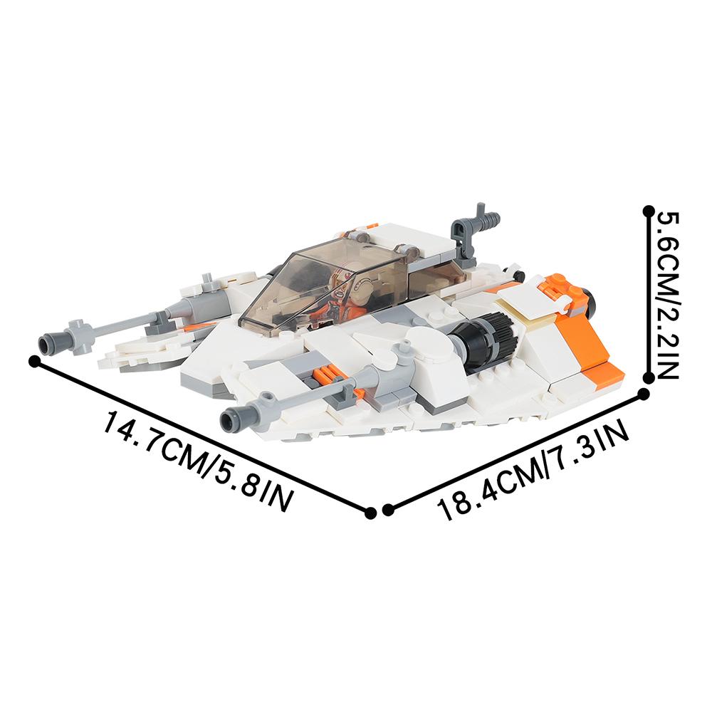 MOOXI Hvězdné války Bojový tank Model Cihličky DIY Dioráma Dospělí Děti Hračky Stavebnice Montessori Dárky Pokojová dekorace