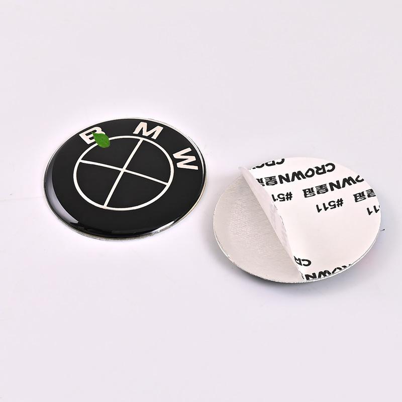 2026 Hot 45mm Car Steering Wheel M Emblem Badge Sticker For BMW E46 G80 F48 E84 G01 F30 G11 X1 X3 X5 X6 G07 F15 Auto Styling Accessories