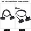 Car Auto 16 Pin Male to Female   Extension Cable Diagnostic Adapter 30cmCelsius12inch Length