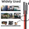 SAE To SAE Extension Cable Quickly Connectors Battery Charging Cable 16AWG Quick Connect Harness Plug Wire Enduring