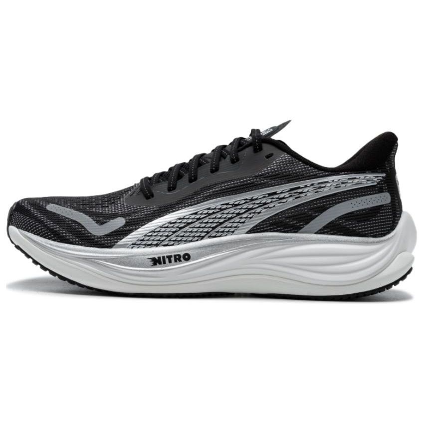 PUMA Velocity Nitro 3 Running Shoes Black White Unisex 377748-01 EU 39