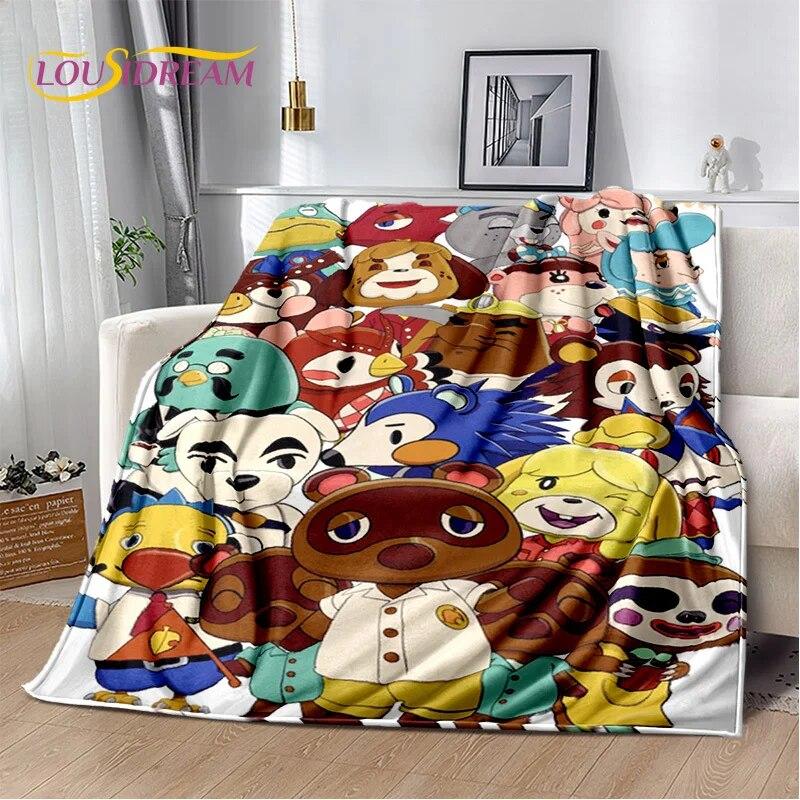 

Одеяло с изображением животных, пересекающих новые горизонты, мягкое одеяло для дома, спальни, кровати, дивана, пикника, путешествия, офиса, одеяло, детское 125x150cm 50x60inch