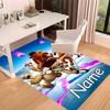 Custom personalization Ice Age Dawn of the Dinosaurs Print Area Rug - Soft, Washable Non-Slip Indoor Mat,Living Room,Home&Office Decorative Rug