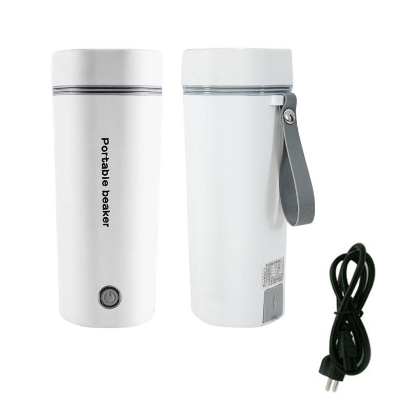 

Portable Travel Electric Kettle Leakproof Bottle Water Heater Capacity Large белый