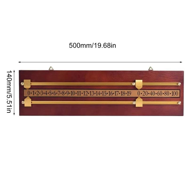 Billiard Tool for Club Billiard Scoreboard Wall Mounted Snooker Game Score Board