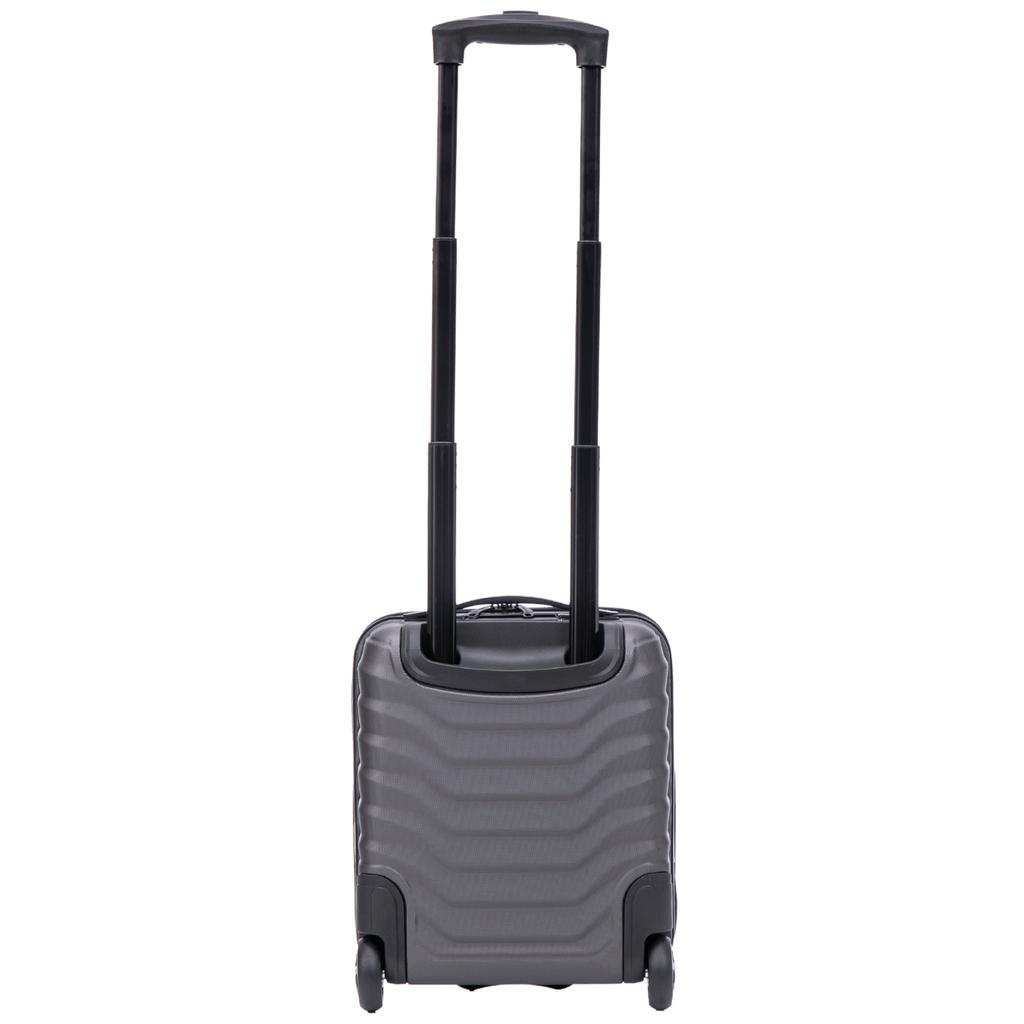 Mini Wings Peawfowl 16" Dark Grey Cabin Suitcase