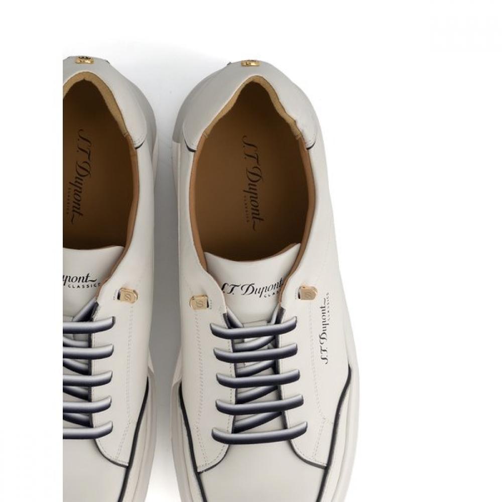 S.t. Dupont Jet Wide Low Band Sneakers Pe5smc1sn428pwh