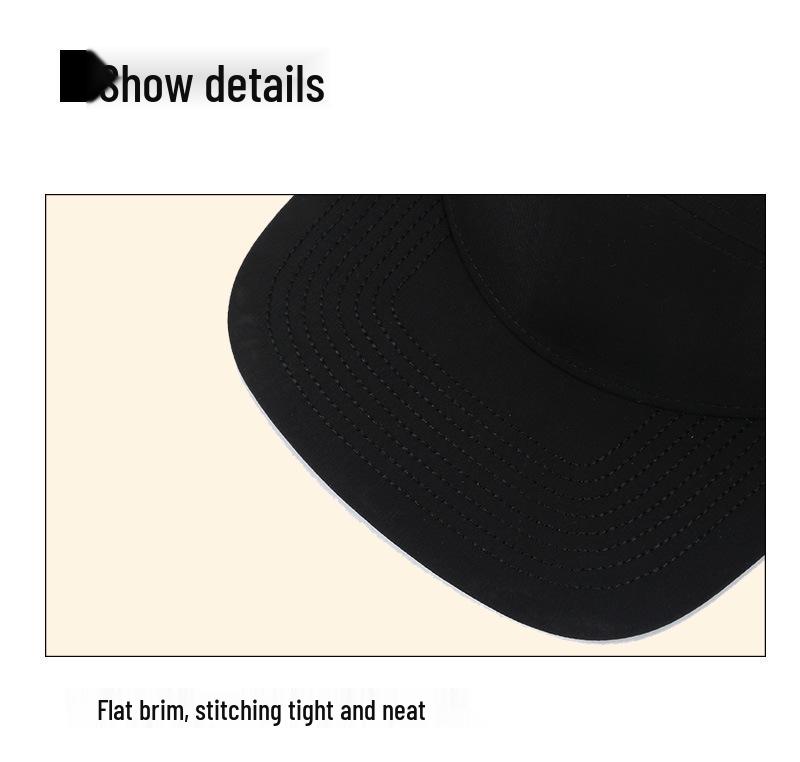 Unisex Quick-Dry Breathable Mesh Duckbill Cap - Custom Logo, Water-Repellent