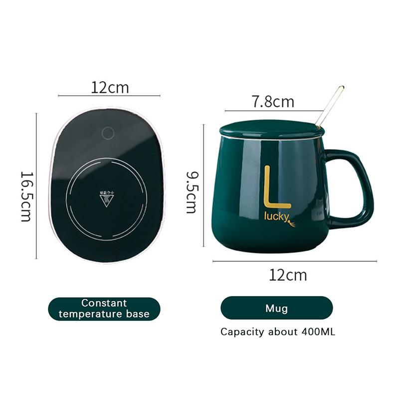 Suport încălzitor pentru cană de cafea, încălzitor de ceașcă, coaster, încălzire cu temperatură constantă, USB, electric, set covoraș pentru cană, lapte, ceai, apă, casă, birou