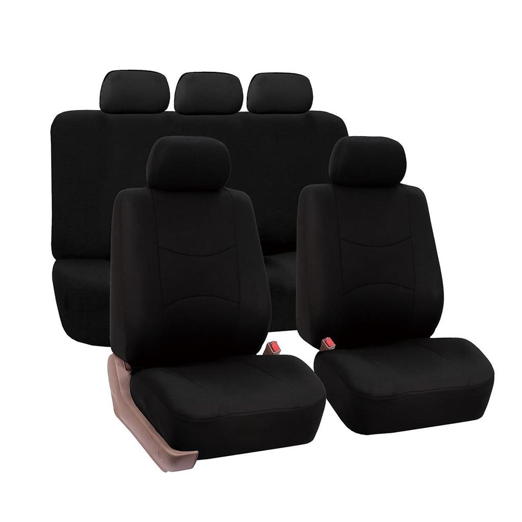 Universal 9-Piece Car Seat Cover Set for All Seasons - Fits Mexico, Europe, and America