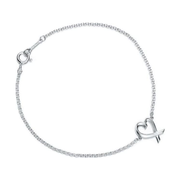 Tiffany & Co. Elsa Peretti® Srdce Módní Všestranný Náramek ze Sterlingového Stříbra Dámský náramek 60148084