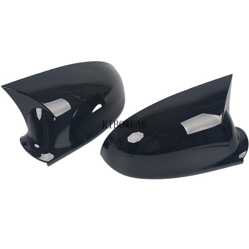 2PC Bat style Add-on Side Mirror Covers For VW GOLF 5 GTI plus MK5 Jetta Passat B6 B5.5 Variant EOS Sharan sticker horn shape