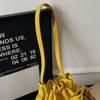 Lychee Pattern Drawstring Bucket Bag Women's Crossbody Shoulder Bag
