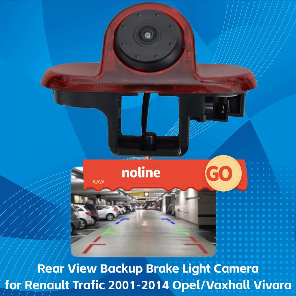 No Parking Line Night Vision Rear View Backup Brake Light Camera for Renault Trafic 2001-2014 Opel/Vaxhall Vivara