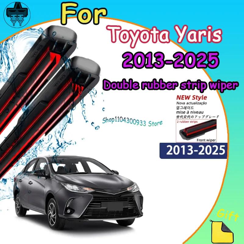 For Toyota Yaris 2013-2026 2014 2015 2016 Compatible Durable Silent Front Wiper Blade Car Windshield Car Window Accessories