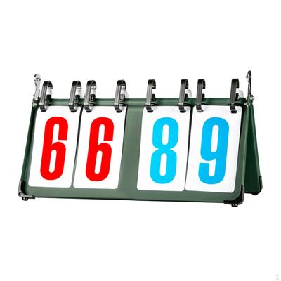 Tabletop Flip Scoreboard 4/5/6 Digit Score Flipper Sports for Table Tennis Many Games