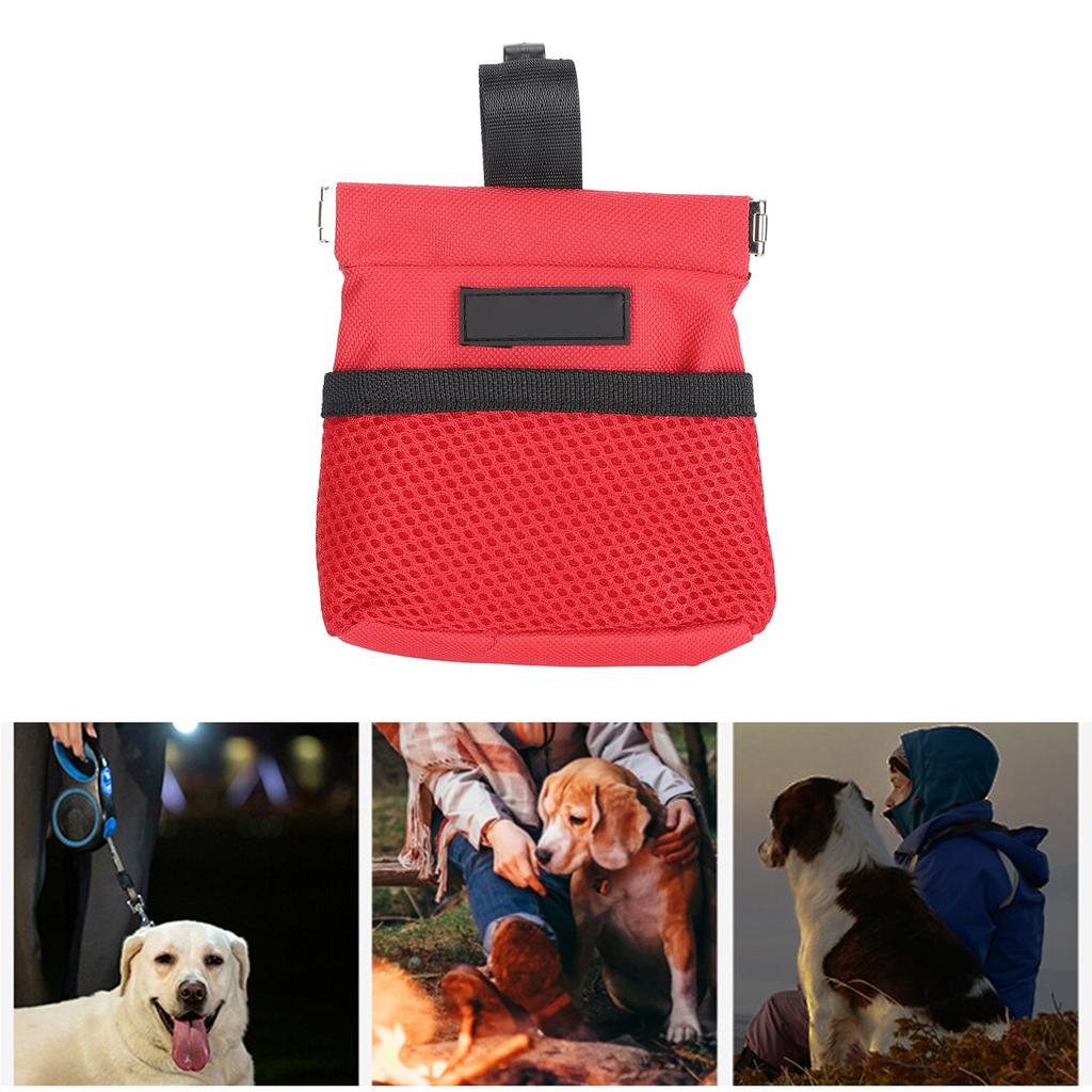 Dog Treat Pouch with Waist Clip Multifunction Large Capacity Dog Treat Training Pouch for Pet Dog Puppy Training