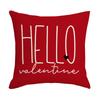 Red Love Valentine's Day Pillowcase Living Room Decorative Letters Pillowcase Sofa Bedroom Cushion