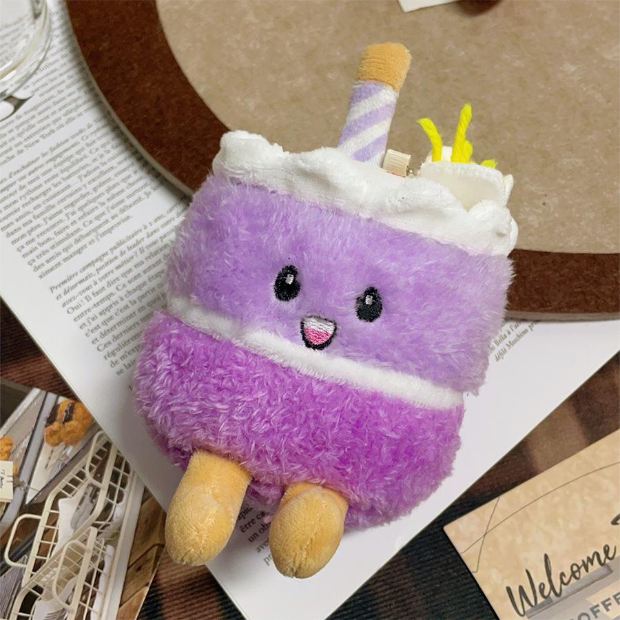 Creative Food Plush Pendant: Cake, Baguette, Croissant Doll - Fun Graduation Gift