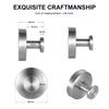 Upgraded Stainless Steel Suction Cup Hooks Practical Bathroom Suction Hooks for Hanging Towels On Glass or Tile Surfaces