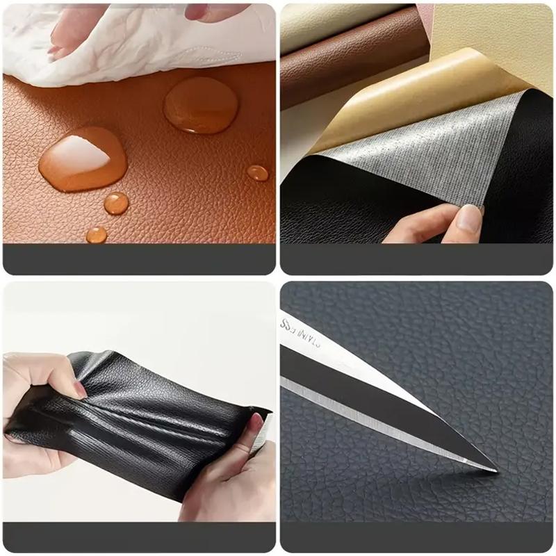 Self-Adhesive PU Leather Repair Patches Fix Sticker for Sofa Home DIY Sofa Table Chair Sticker Seat Bag Shoe Bed Fix Mend