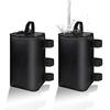 Tent Stakes Leg Weight Bags, 2 Pack 10L Canopy Water Weights, Heavy Duty Anti-Tip Water Bag Weights For Wind