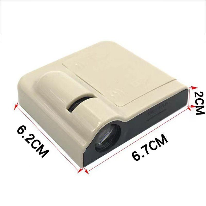 

Потрясающий беспроводной приветственный свет для двери автомобиля, светодиодная лазерная проекционная лампа для стильного украшения автомобиля белый