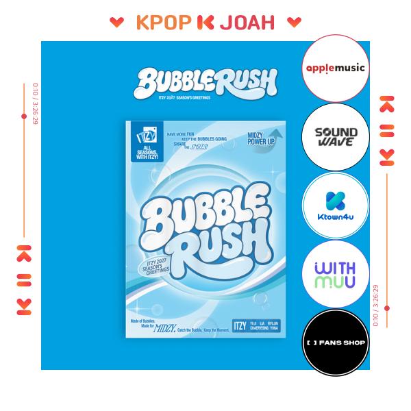 [POB] ITZY Сезонное приветствие 2027 [BUBBLE RUSH] APPLEMUSIC POB white