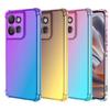 Stoßfeste Farbverlauf TPU Hülle für Motorola Edge 0 Neo Schutzhülle für Moto Edge 0 Pro Fusion Ultra Funda Coque Capa