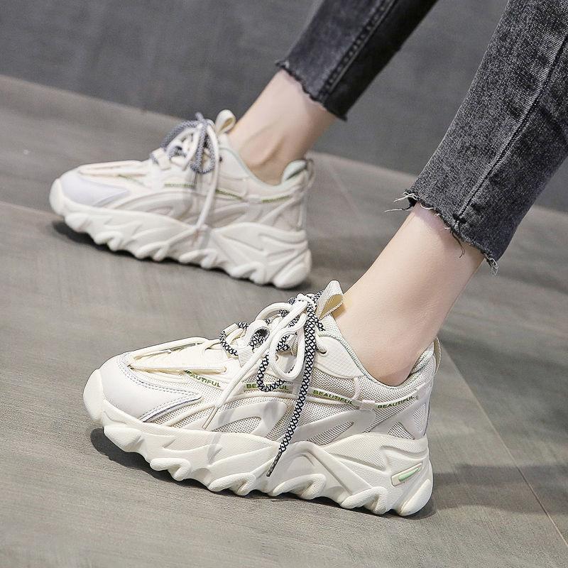 

Обувь больших размеров Женская обувь Весна и осень Новые универсальные весенне-летние дышащие спортивные туфли Tide Ins41-43 43