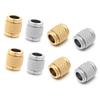 5-10pcs/lot Gold Color Stainless Steel Beads Texture Cylinder Beads Loose Spacer Beads For Jewelry Making DIY Necklace Bracelet