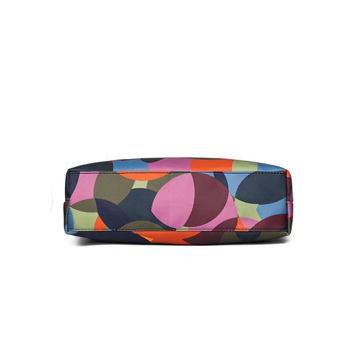 Dámská plátěná kabelka z nylonu s velkou kapacitou, barevná všestranná taška, jednoduchá voděodolná ležérní taška přes jedno rameno