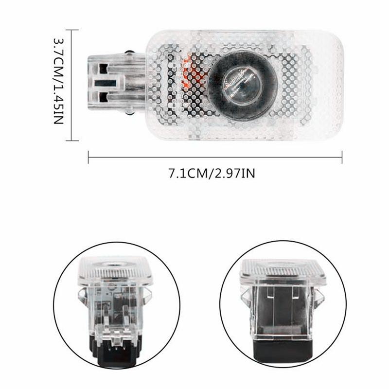 LED Car Door Welcome Light Courtesy Projector Ghost Shadow Lamp For VOLVO Polestar1 2 3 S60 S80 S90 V40 V60 XC40 XC60 XC90 2022