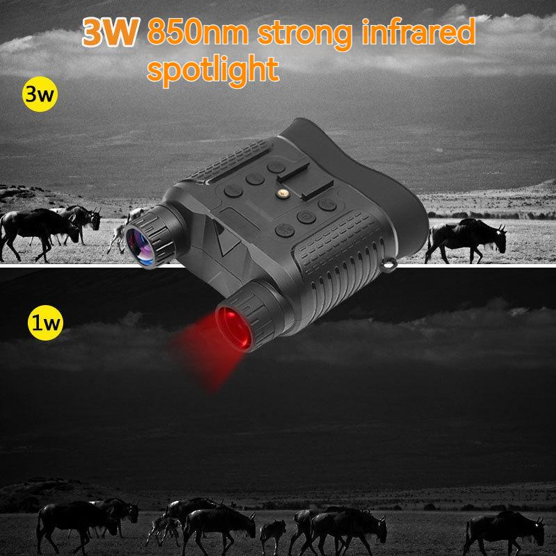 Outdoor Night Wearing Night Vision Telescope High-definition Digital Binocular Large Screen Infrared Helmet Night Vision Instrument