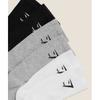 Gymshark Crew Socks 6pk White Light Grey Core Marl Black I2c5d Wb7z