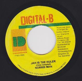 

7inch Record NORRISMAN - Jah Is The Ruler NONE Digital-B 2003 Jamaica Reggae, Ska & Dub Used