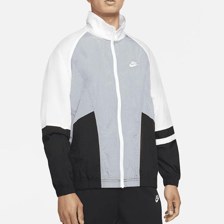 Nike Trend Unlined Jacket 'Grey White Black' Men's DD6171-065