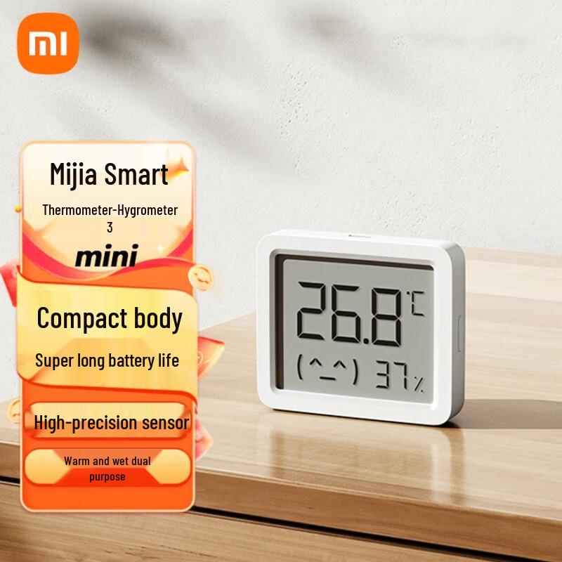 Xiaomi Smart Temperature and Humidity Monitor 3 Mini